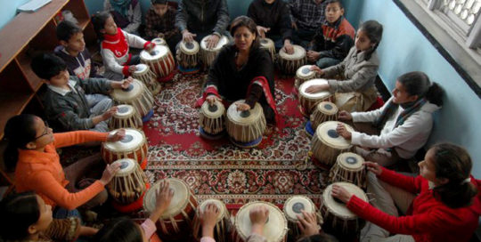 Sarita Mishra tabla lesson